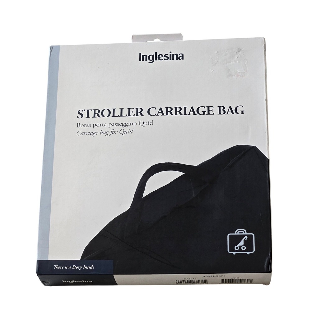 Inglesina‎ Quid Stroller Carriage Bag Travel Carry Case Water-Resistant Black